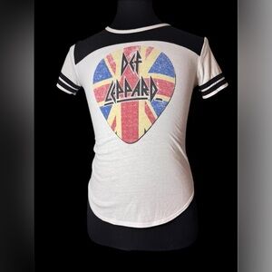 Def Leppard Union Jack Graphic Tee - Size M